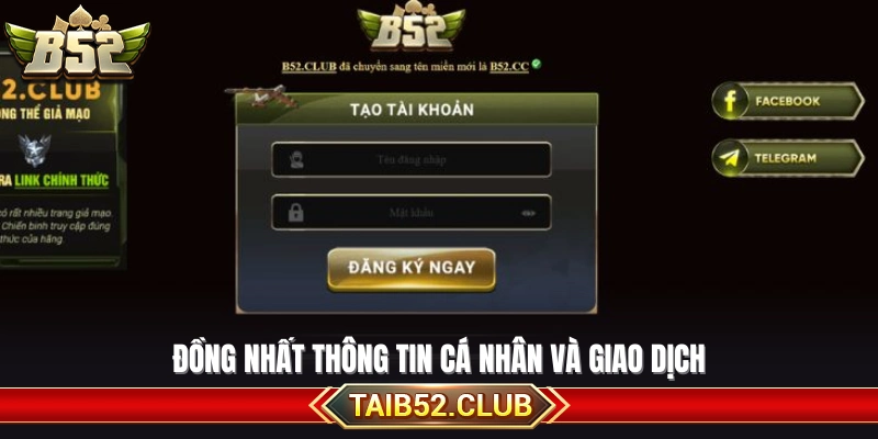Đảm bảo trùng khớp thông tin người chơi và thanh toán