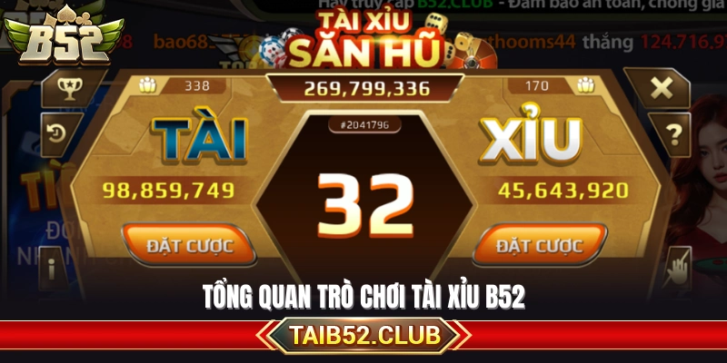 Giới thiệu tổng thể trò chơi tài xỉu B52
